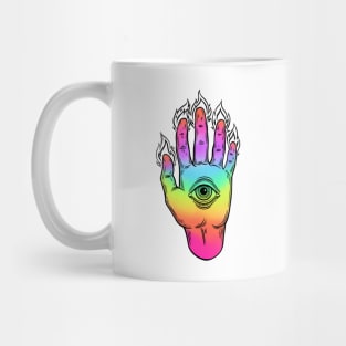 Mysterious Eye. Magic Hand Mug